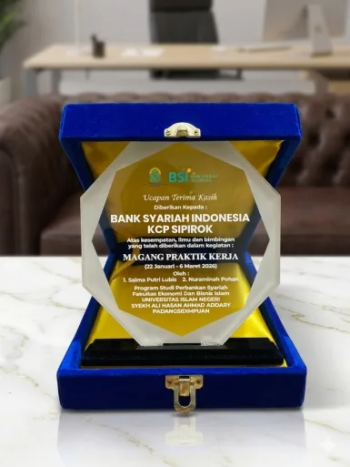 Plakat Bank Syariah Indonesia KCP Sipirok